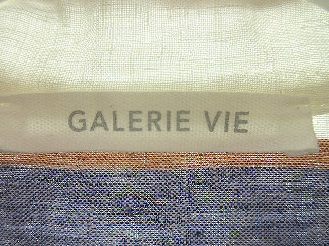 ギャルリーヴィー GALERIE VIE トゥモローランド バンドカラー