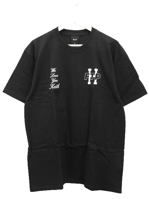 HUF - ハフ HUF FTP KEITH S/S TEE プリント Tシャツ L 黒 未使用品 ハフ HUF FTP KEITH S/S TEE プリント Tシャツ L