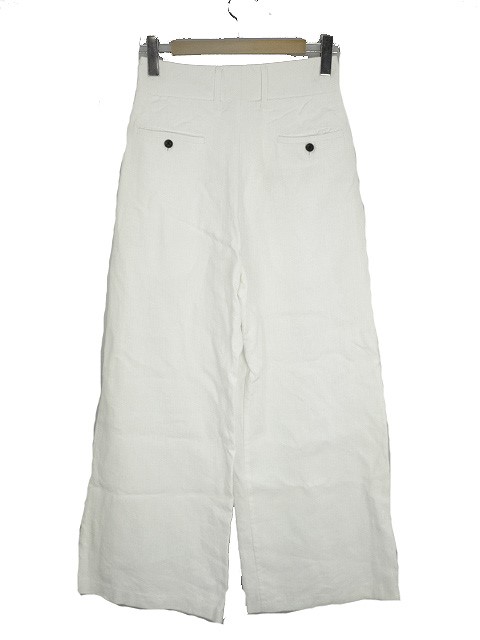 ドゥーズィエムクラス DEUXIEME CLASSE リネン100% ワイドパンツ 38  