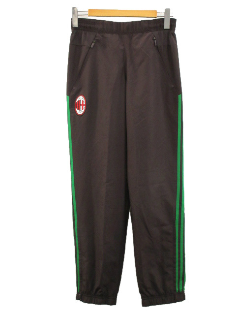 adidas ACミランスーツジャージジャケットブラウン×グリーン adidas ACミランスーツジャージジャケットブラウン×グリーン