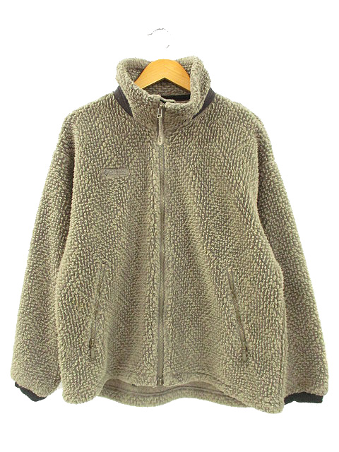 コロンビア Columbia フリースジャケット ボアフリース USA製 グレー系