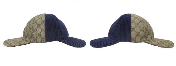 グッチ GUCCI ×adidas アディダス コラボ ダブルバイザー キャップ 
