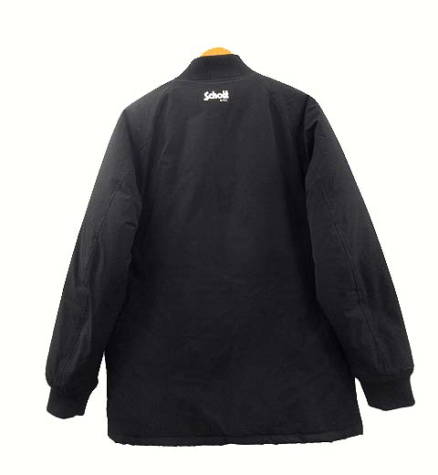 Schott ブラック ウールジャケット ショット SCHOTT 中綿 ジャケット ワッペン ロゴ 3102082