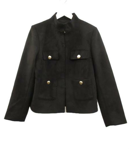 ZARA 黒 コート ブラック ハイネック