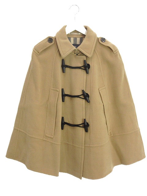 バーバリー ロンドン BURBERRY LONDON ケープ コート ポンチョ F