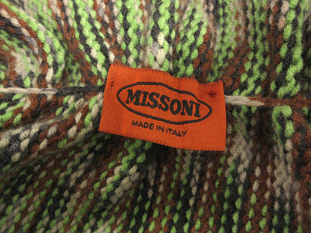 ミッソーニ MISSONI カシミヤ カーディガン ニット ジャケット 40 