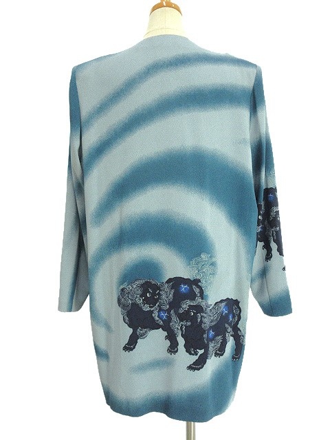 ちりめん　 ロングカーディガン 羽織り　希少生地　縮緬 楽天市場】はちみつ堂 大人の