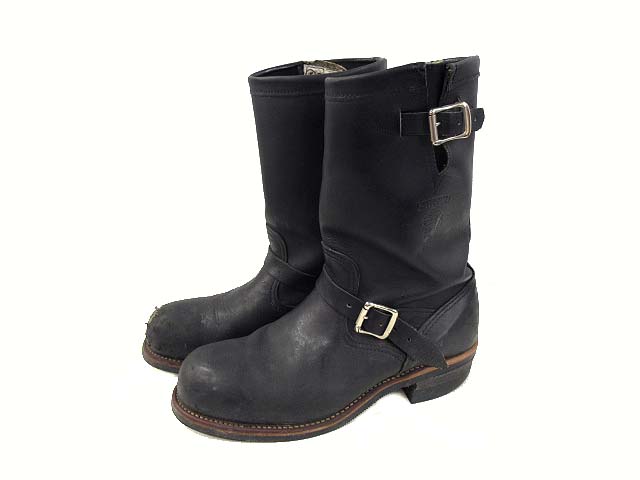 チペワ CHIPPEWA 00s 白タグ エンジニアブーツ 27899 USA製 レザー 