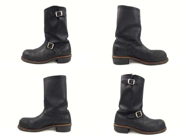 チペワ CHIPPEWA 00s 白タグ エンジニアブーツ 27899 USA製 レザー 