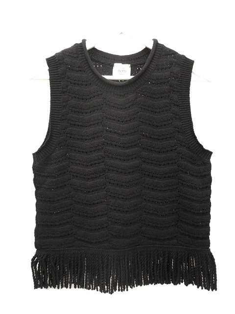 ALYSI 売れ筋商品|||アリジ Tシャツ トップス レディース T-shirts Black ALYSI アリジ Tシャツ トップス レディース チョー Tops Black