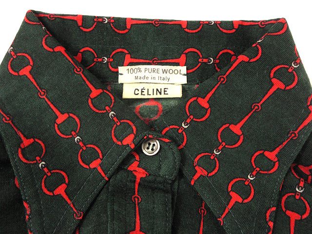 CELINE - 極美品 Vintage セリーヌ CELINE シャツ ブラウス