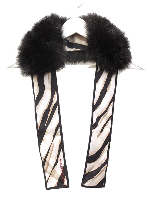 ルイヴィトン フォックスファー マフラー バンドー フリュール ティ