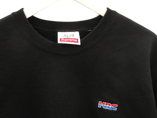 シュプリーム SUPREME HRC Honda Fox Racing Crewneck スウェット XL 