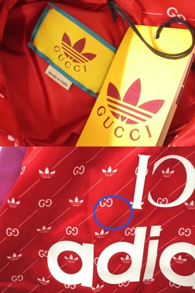 グッチ GUCCI アディダス adidas アセテートナイロン アノラック