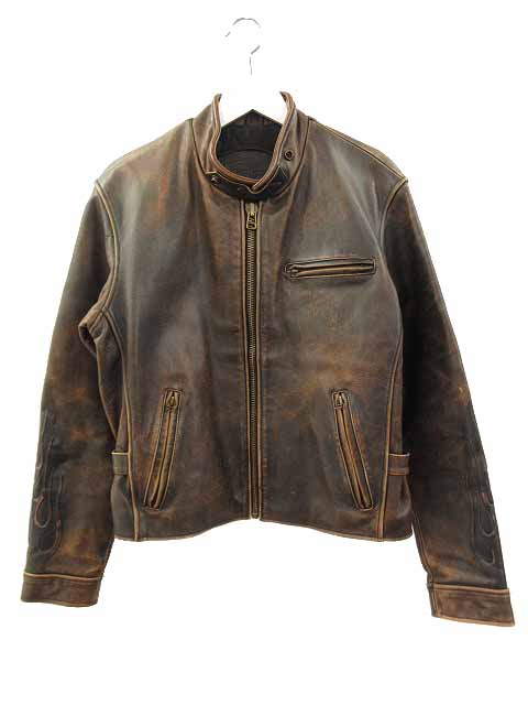 wind armor ファイヤーレザージャケットライダース