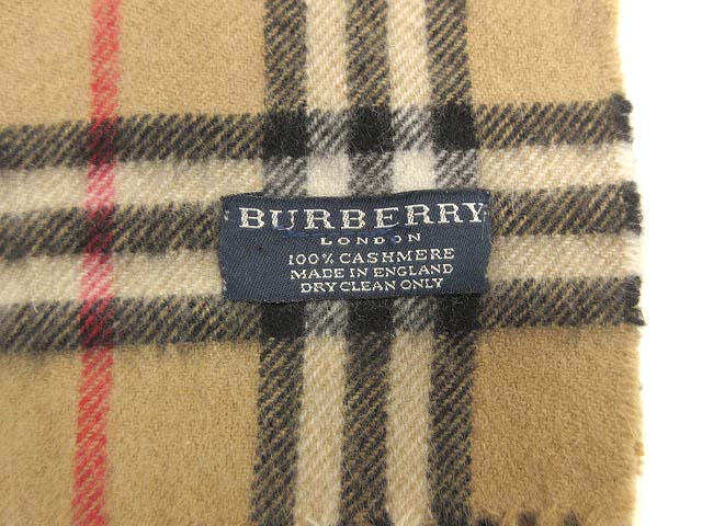 BURBERRY 100%カシミア ノバチェック柄 マフラー burberrys⁄バーバリー