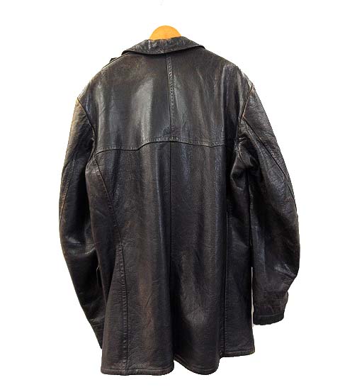 ヴィンテージ VINTAGE 40s スウェーデン軍 レザー コート ゴートスキン 