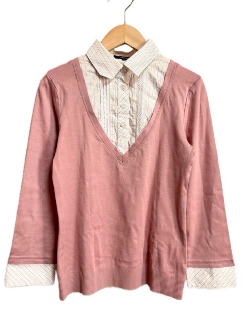 Burberry スモークピンク七分袖