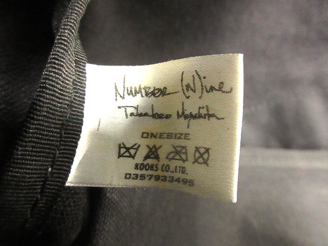 ナンバーナイン　number(n)ine フェンダートート ナンバーナイン NUMBER (N)INE ×Fender フェンダー トートバッグ