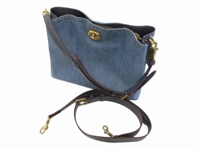 コーチ COACH ウィロウ デニム ショルダーバッグ CS243 3WAY ライト 