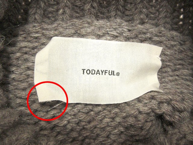 トゥデイフル TODAYFUL Heavy Turtle Knit ヘヴィータートルニット 12320529 F グレージュ系 セーター 長袖 トップス TODAYFUL（トゥデイフル）の「TODAYFUL(トゥデイフル) 
