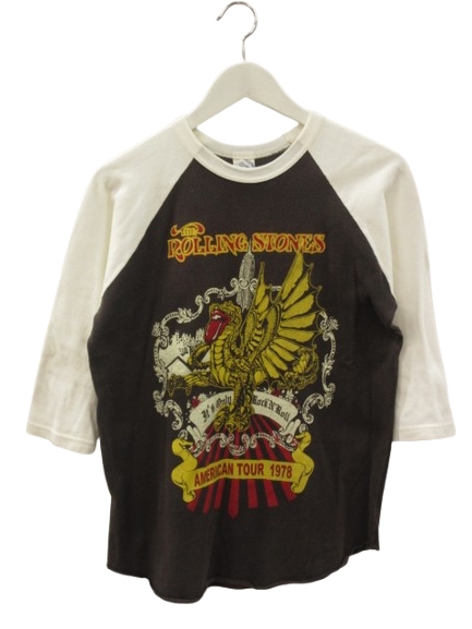 ブートレガース ローリングストーンズ ラグラン カットソー Tシャツ BOOTLEGGERS ブートレガース ローリングストーンズ ラグラン T