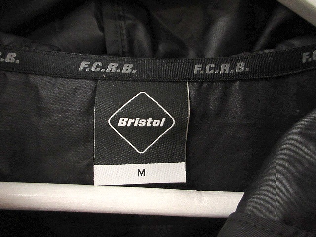 FCRB×フラグメント　アノラック　FRGMT ウィンドブレーカー 黒/白 FCRB×フラグメントアノラックFRGMT ウィンドブレーカー 黒/白