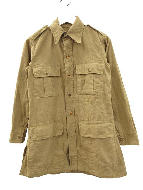 1940's〜1950's/イギリス軍/ブッシュジャケット/サファリジャケット ヴィンテージ VINTAGE 40s イギリス軍 サファリ ブッシュジャケット