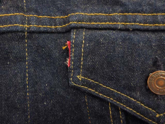 90s Levi's 557XX 3rd復刻 濃紺 48 米国製 バレンシア デニムジャケット リーバイス 1962年ヴィンテージ復刻557XX 3rd