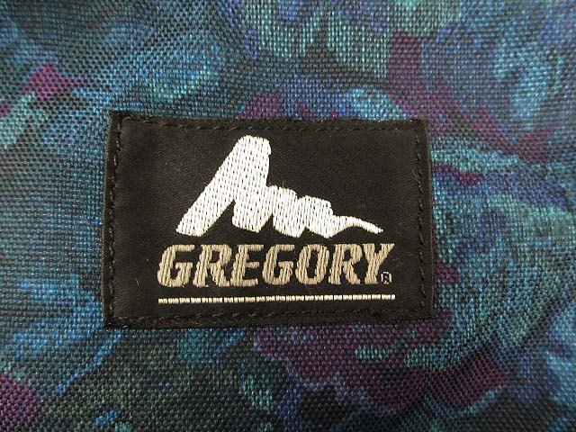 グレゴリー トートバッグ ブルータペストリー ビームス購入 usa製　旧ロゴ グレゴリー GREGORY ブルータペストリー トートバッグ Sサイズ