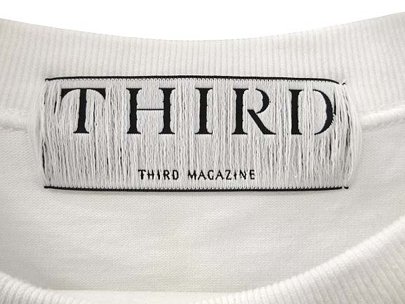 新品未開封【サードマガジン】THIRD MAGAZINEロゴTシャツ　カットソー ”THIRD MAGAZINE”ロゴTシャツ(A0843UTS017)｜THIRD