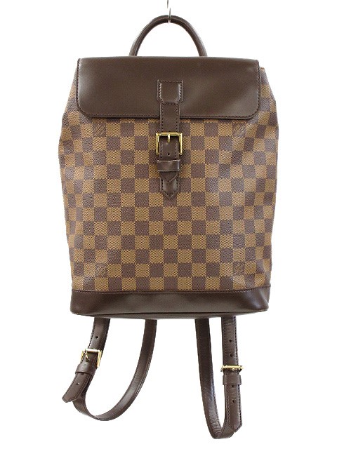 ルイヴィトン LOUIS VUITTON ダミエ エベヌ ソーホー リュック バッグ 