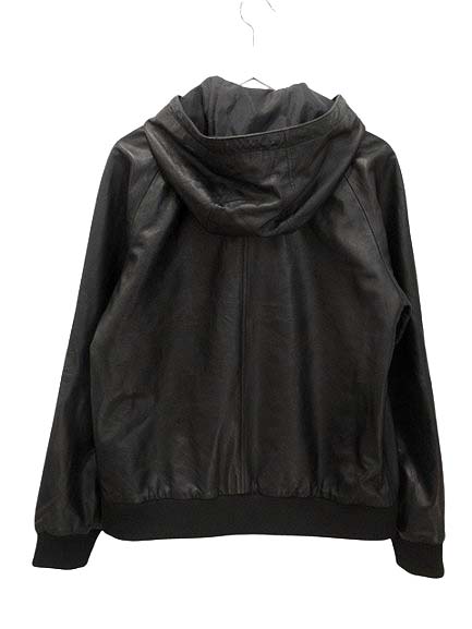 アディダス adidas ×NIGO HOODED LEATHER JACKET AB1567 フード レザー 