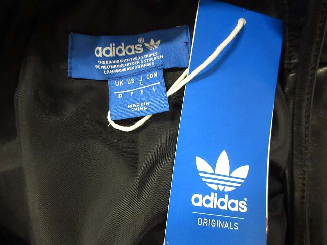 アディダス adidas ×NIGO HOODED LEATHER JACKET AB1567 フード レザー