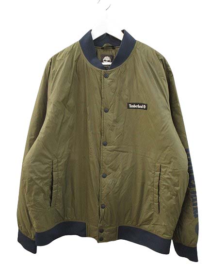 ティンバーランド Timberland 中綿 ナイロンジャケット XXL カーキ 