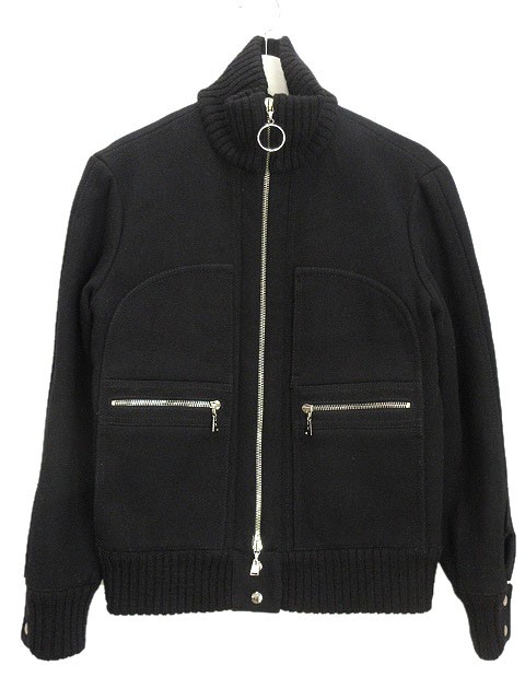 ルイヴィトン LOUIS VUITTON リブ ブルゾン ジャケット メルトン ルイヴィトン LOUIS VUITTON リブ ブルゾン ジャケット メルトン