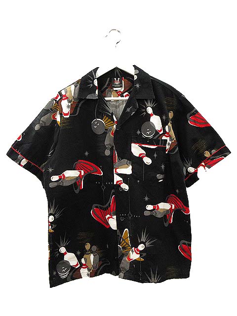 Jin60sヒルトン(HILTON)ボーリングシャツ Hilton ヒルトン メンズ ボーリングシャツ サイズXL レッド