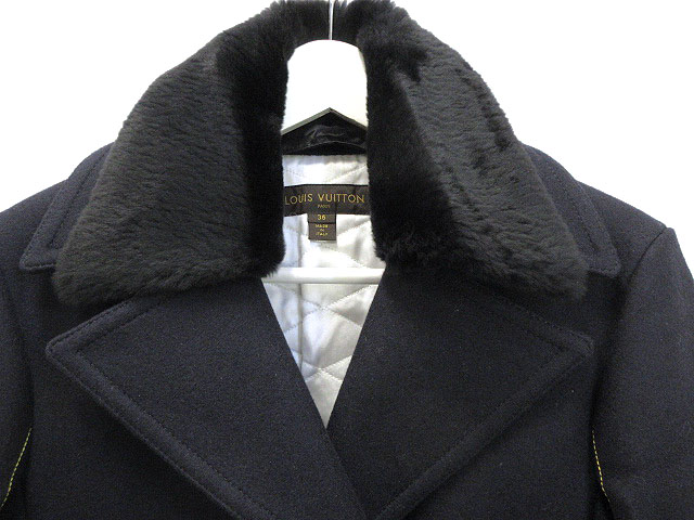 【最高級】LOUIS VUITTON ルイヴィトン ウールカシミヤ コート 毛皮 m26003239855_1.jpg?1760887551