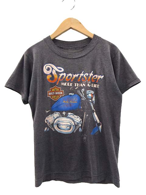 ハーレーダビッドソン HARLEY DAVIDSON 80s 3D EMBLEM Tシャツ