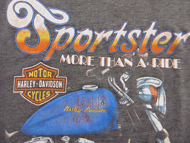 ハーレーダビッドソン HARLEY DAVIDSON 80s 3D EMBLEM Tシャツ