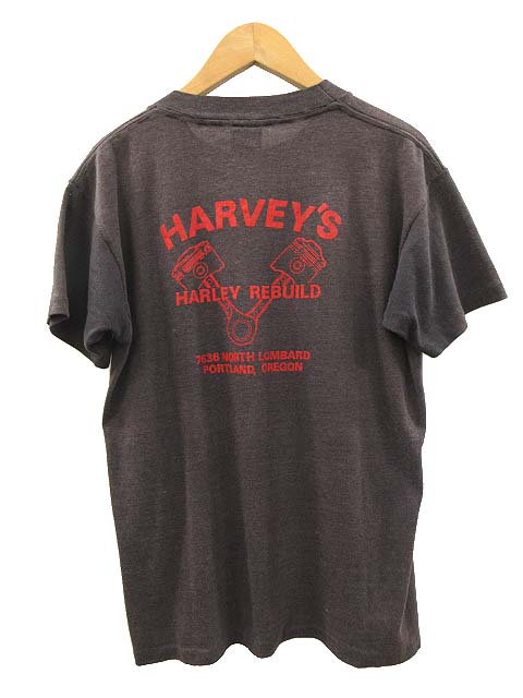 ハーレーダビッドソン HARLEY DAVIDSON 80s 3D EMBLEM Tシャツ
