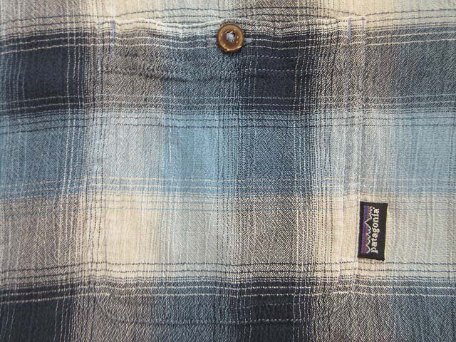 パタゴニア Patagonia A/C シャツ 52921 チェック ブルー L