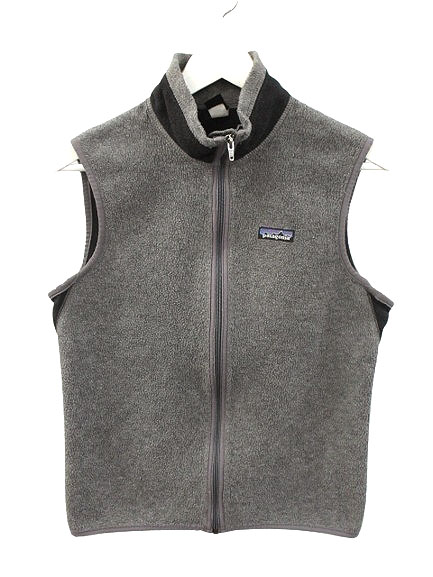 パタゴニア Patagonia サイクルフリースベスト USA製 ジップアップ S 