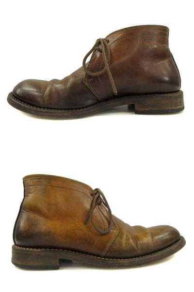 モト MOTO 1400 チャッカブーツ レザー ブラウン系 size1 メンズ 051