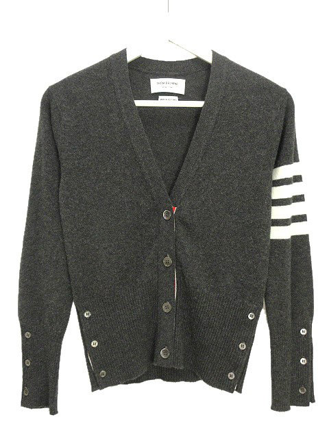 トムブラウン THOM BROWNE カシミヤ ニット カーディガン 40 トムブラウン THOM BROWNE カシミヤ ニット カーディガン 40