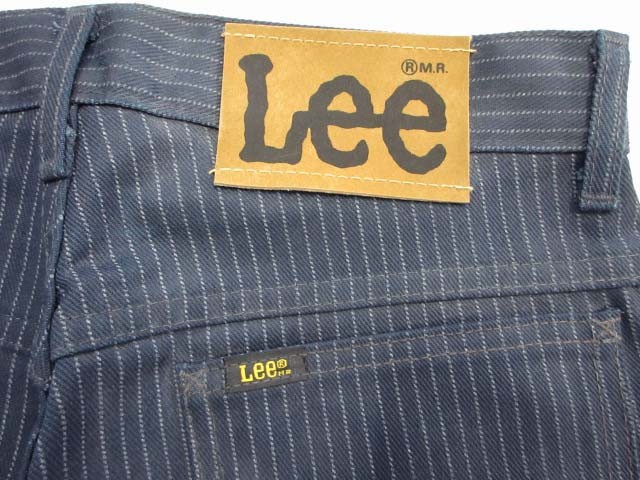 Double RL ネイビー ストライプ ワークパンツ アメリカ製 29/30 USA製 90s RRL HBT Cotton Work Pants 青 W35×L29 ダブルアール