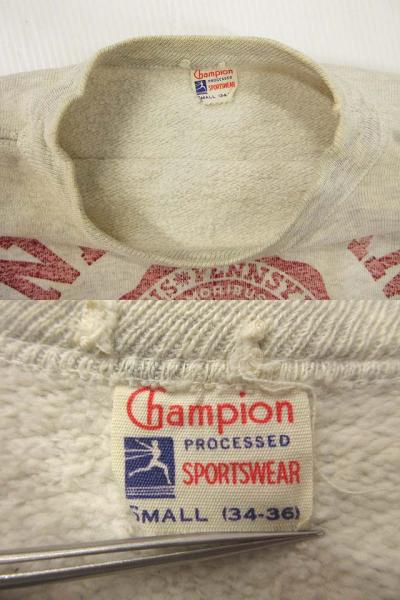 チャンピオン CHAMPION 50s 60s 小文字ランタグ スウェット S カレッジ