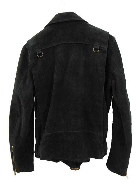 ブラックミーンズ blackmeans スエードレザー ダブルライダース