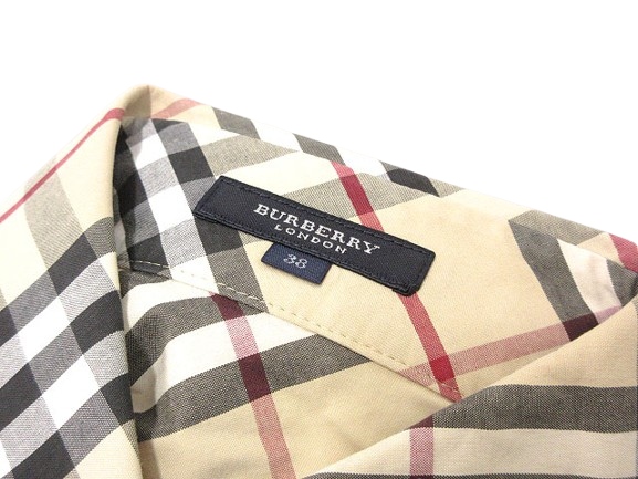 BURBERRY London ベーシックチェックシャツ BURBERRY London ベーシックチェックシャツ