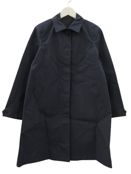 セオリー Theory ステンカラーコート スプリング 長袖 ネイビー 紺